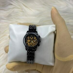 olevs 1245 full black ladies watch