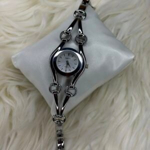 Silver White ladies watch