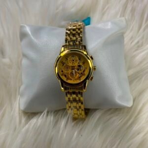 olevs 1245 full golden ladies watch