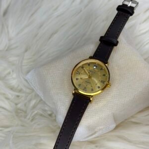olevs full golden ladies watch